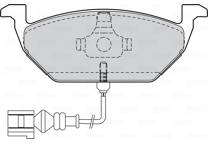 Front brake pad set
