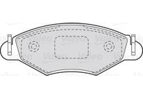 Front brake pad set