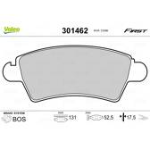 Front brake pad set VALEO - 301462