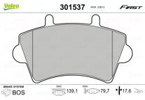 Front brake pad set