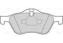 Front brake pad set