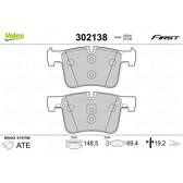 Front brake pad set VALEO - 302138