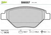 Front brake pad set