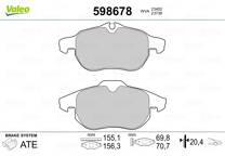 Front brake pad set