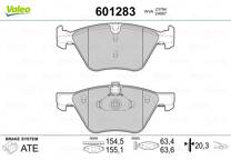 Front brake pad set