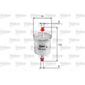 Fuel filter VALEO - 587012