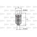 Fuel filter VALEO - 587201