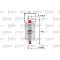 Fuel filter VALEO - 587207