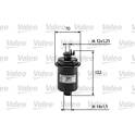 Fuel filter VALEO - 587211