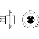 Glödlampa H4 VALEO Aqua Vision VALEO - 032515