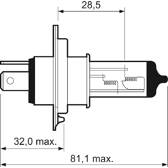 Gloeilamp H4 VALEO Essential VALEO - 032007