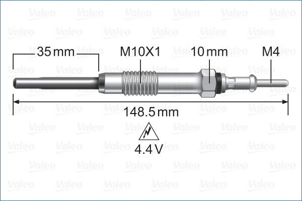 Glow plug (per unit)