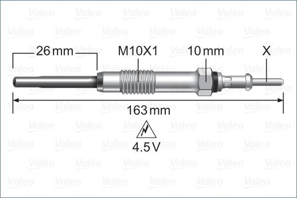 Glow plug (per unit)