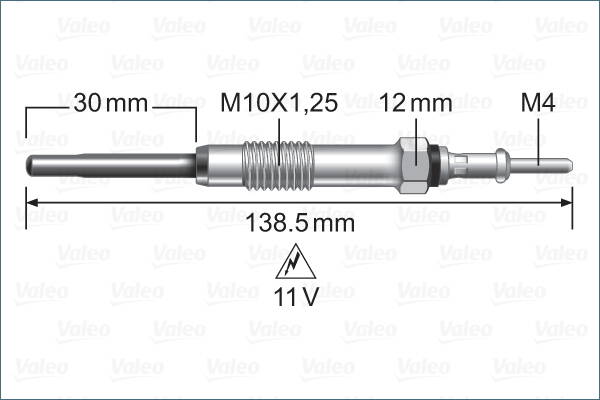 Glow plug (per unit)