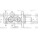 Huvudbromscylinder VALEO - 402321