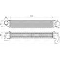 Intercooler, inlaatluchtkoeler VALEO - 817936