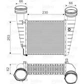 Intercooler, inlaatluchtkoeler VALEO - 817938