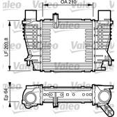 Intercooler, inlaatluchtkoeler VALEO - 817999