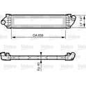 Intercooler, inlaatluchtkoeler VALEO - 818239