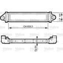 Intercooler, inlaatluchtkoeler VALEO - 818245