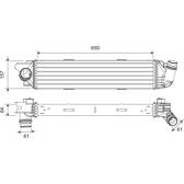 Intercooler, inlaatluchtkoeler VALEO - 818299