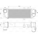 Intercooler, inlaatluchtkoeler VALEO - 818333