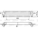 Intercooler, inlaatluchtkoeler VALEO - 818358