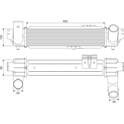 Intercooler, inlaatluchtkoeler VALEO - 818382