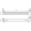 Intercooler, inlaatluchtkoeler VALEO - 818389