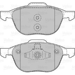 Jeu de 4 plaquettes de frein avant VALEO - 601367