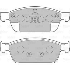 Jeu de 4 plaquettes de frein avant VALEO - 601373