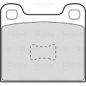 Jeu de plaquettes de frein avant VALEO - 301099