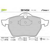 Jeu de plaquettes de frein avant VALEO - 301454