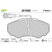 Jeu de plaquettes de frein avant VALEO - 301568