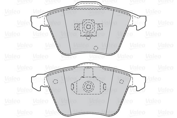 Front brake pad set
