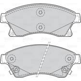 VALEO - Plaquettes De Frein First - 301337 - Jeu De 4 Plaquettes - Essieu Avant - Entièrement équipés Avec Accessoires Montés