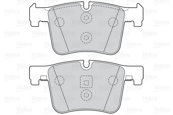Front brake pad set