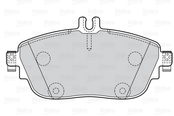 Front brake pad set