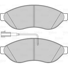 VALEO Jeu De Plaquettes De Frein 302263 Essieu Avant, Avec Tôle Anti