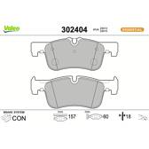 Jeu de plaquettes de frein avant VALEO - 302404