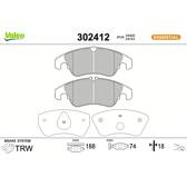 Jeu de plaquettes de frein avant VALEO - 302412