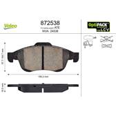 Jeu de plaquettes de frein avant VALEO - 872538