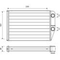 Kachelradiateur, interieurverwarming VALEO - 811514