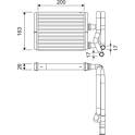 Kachelradiateur, interieurverwarming VALEO - 811577