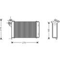 Kachelradiateur, interieurverwarming VALEO - 812296