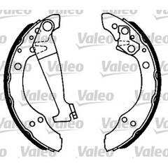 Kit de freins arrière (prémontés) VALEO - 553823