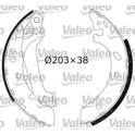 Kit de freins arrière VALEO - 553821