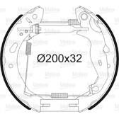 Kit de freins arrière VALEO - 554903