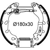 Kit de freins arrière VALEO - 554908