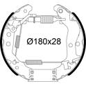 Kit de freins arrière VALEO - 554990